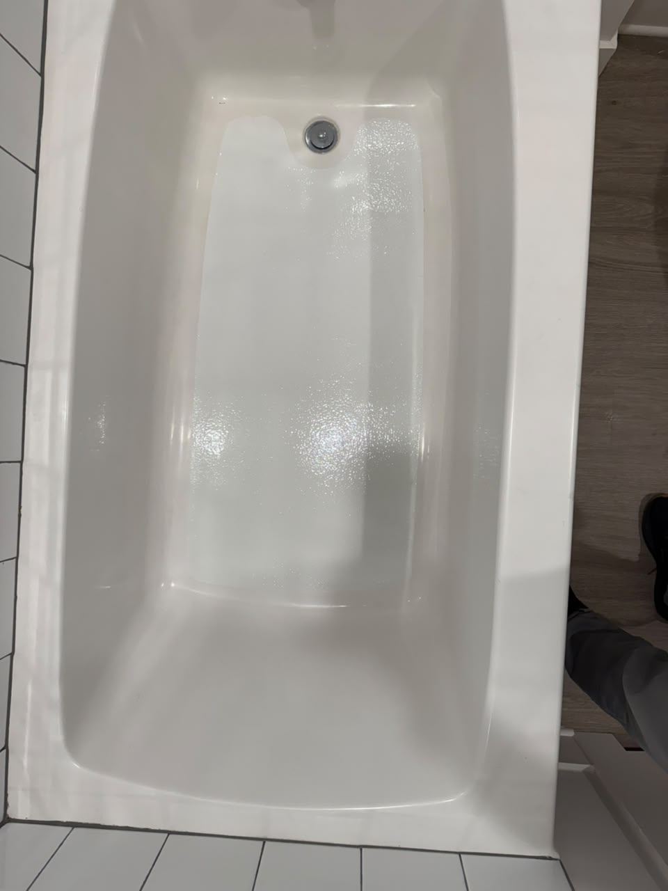 After — Peeling Fiberglass Tub → Renewed by Anew Fiberglass Tub Refinishing