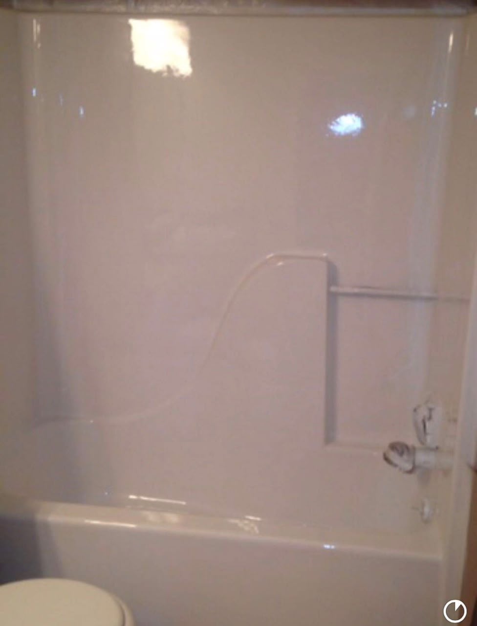 After — Dull, Worn Bathtub Surround → Renewed by Anew Fiberglass Refinishing