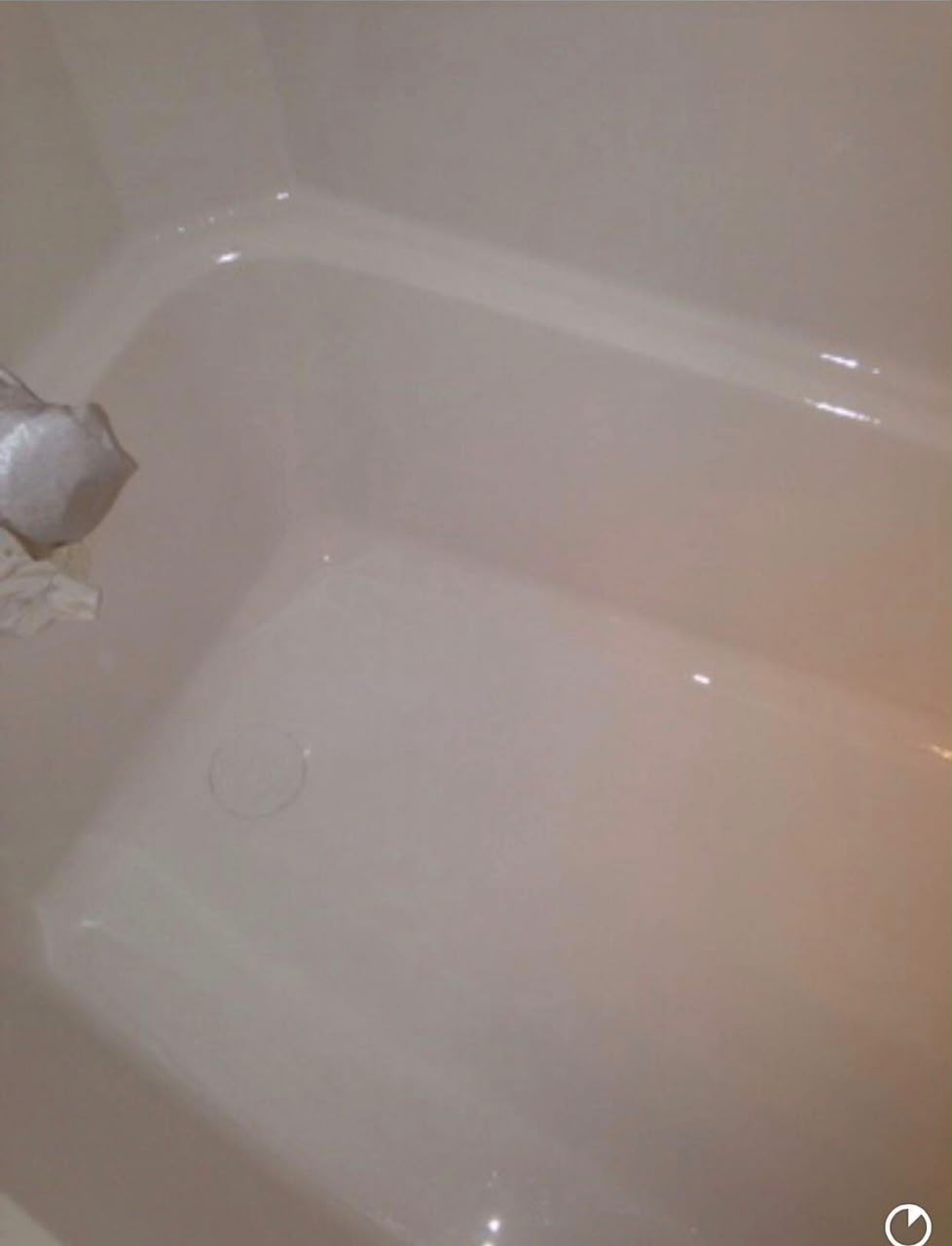 After — Peeling Fiberglass Tub → Renewed by Anew Fiberglass Tub Refinishing